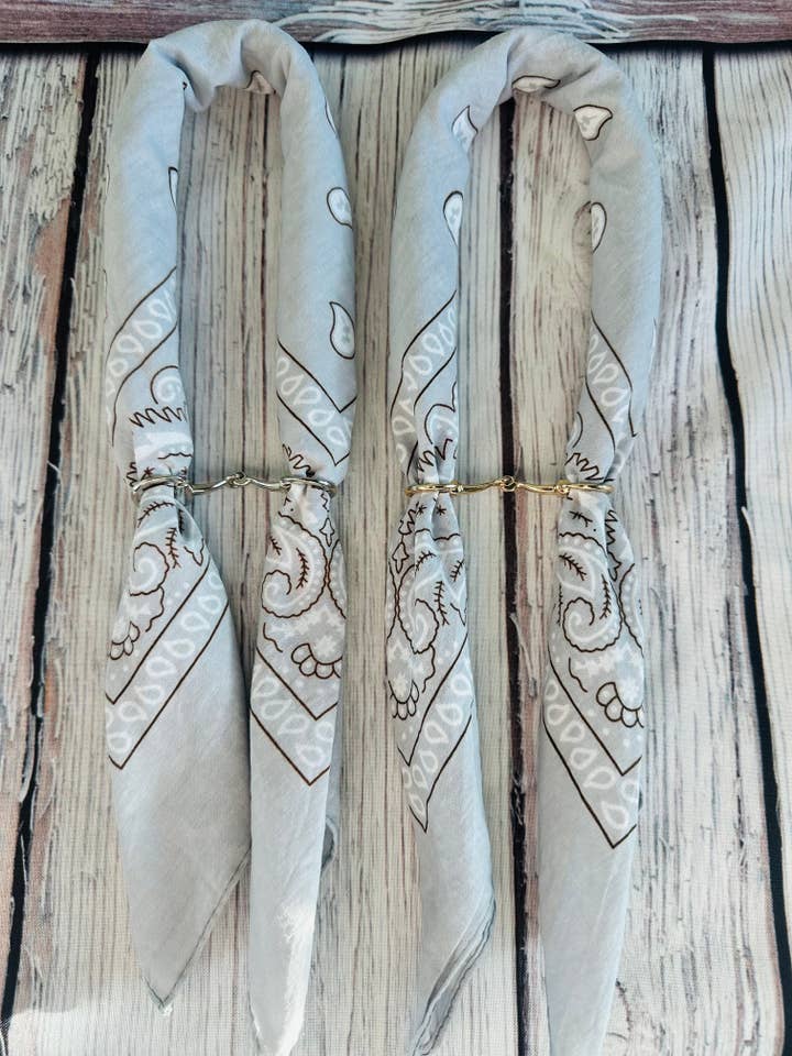 Snaffle Scarf Slide For Bandanas for wholesale by Boots Are My Roots