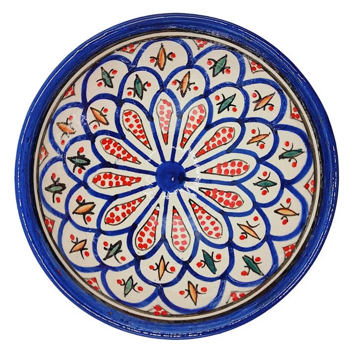 Marockansk Terrakottaskål Safi Diam. 17 cm #2 för wholesale av Etnico del Mondo