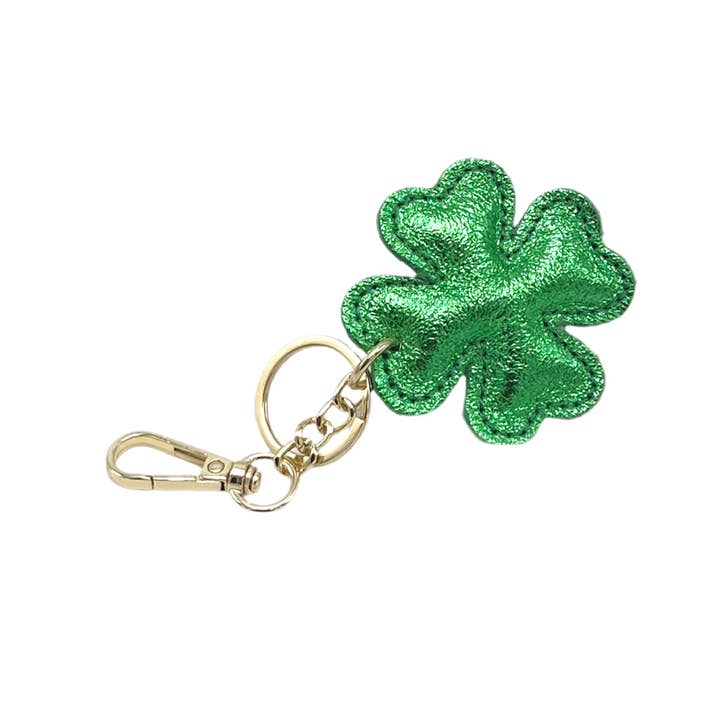 Suie Valentini srl - Wholesale Keychain - Women's - Genuine leather key chain, Lucky leaf, art. PO04LA5