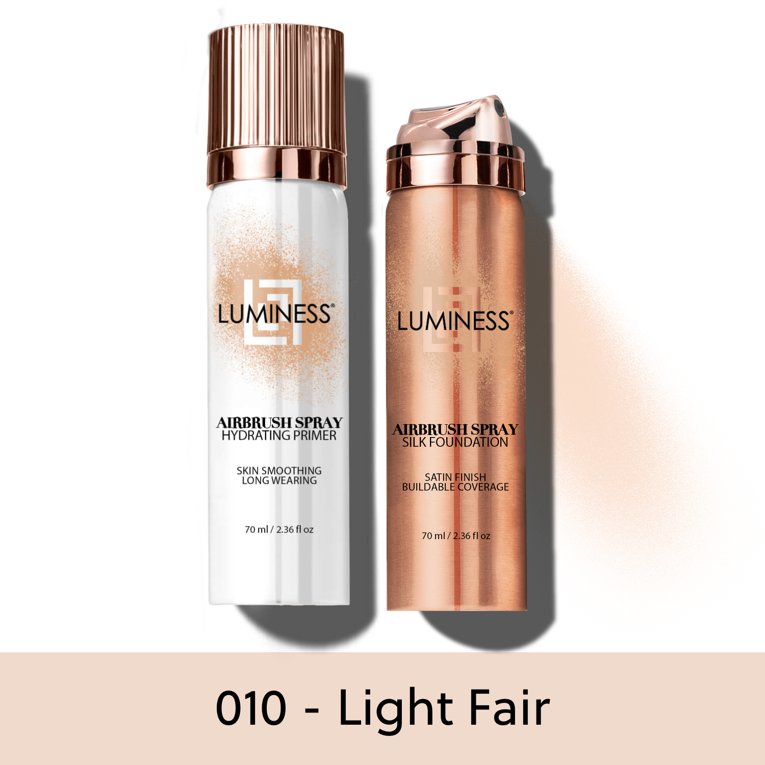 LUMINESS - Wholesale Face Makeup Primer - Airbrush Spray Silk Foundation & Hydrating Primer Kit0