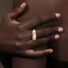 Folie à Trois – wholesale Cocktail/Statement Ring – La Mer RING2