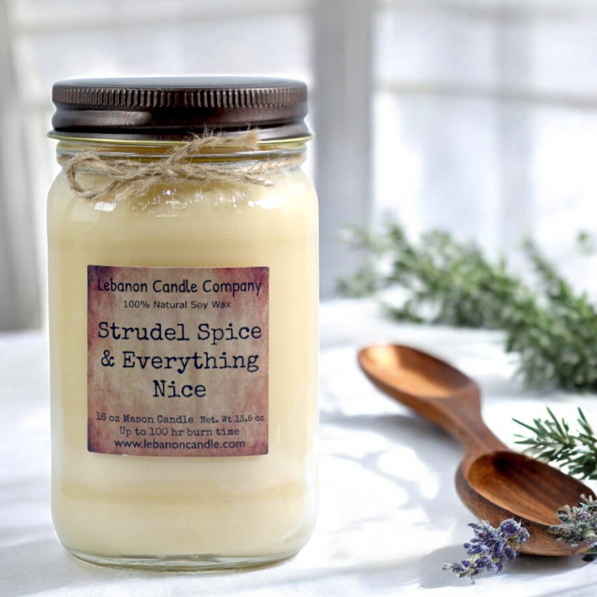 Lebanon Candle Company - Wholesale Jar/Filled Candle - Strudel Spice & Everything Nice Candle1