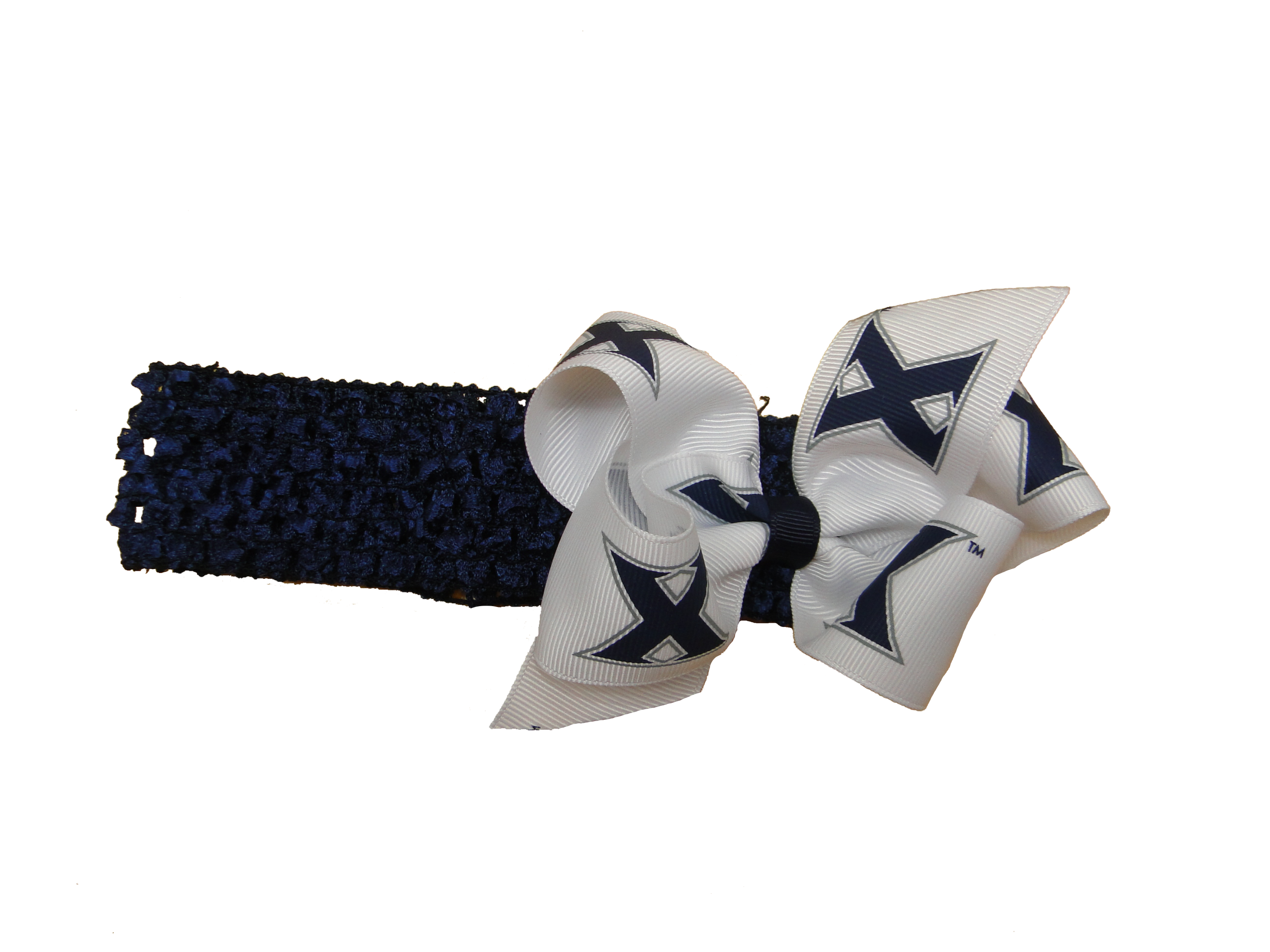 USA Licensed Bows and Accessories – wholesale Fashion headband – women's – Crochet Headband W/ Junior Bow #2627