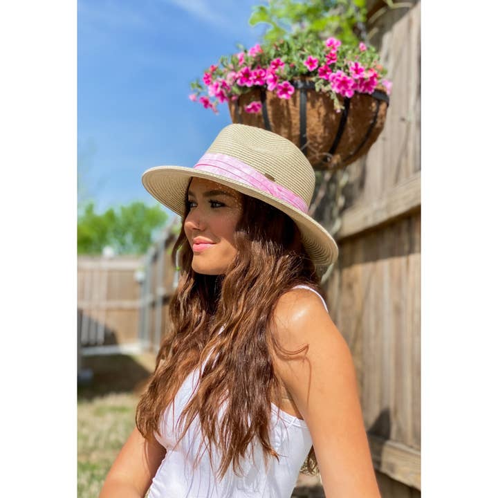 Tie Dye Band Straw Panama Hat ST850 and other Purchase Wholesale st020. Free Returns & Net 60 Terms on Faire trending on Faire.