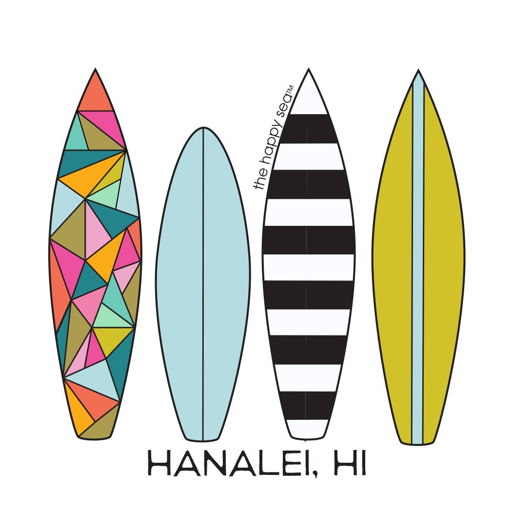 The Happy Sea - Wholesale Sticker - CUSTOM SURFBOARD VINYL STICKER
