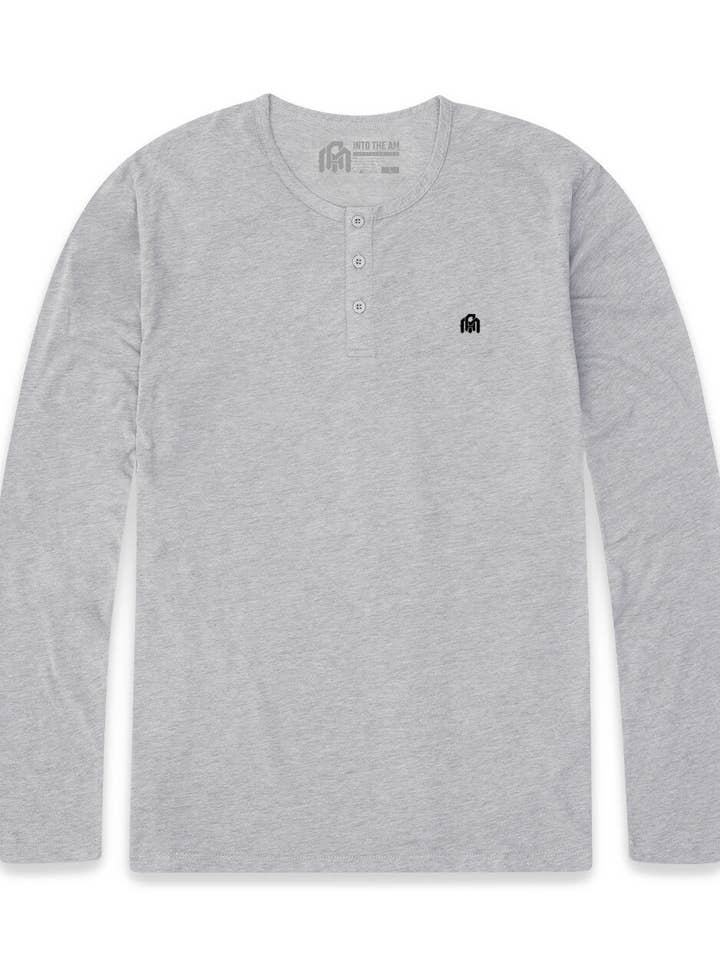INTO THE AM – Großhandel T-Shirt – Herren – Langarm-Henley-Shirt für Herren (Marke)29