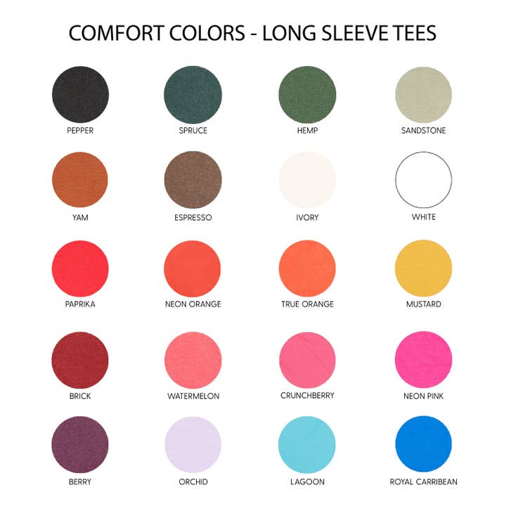 Little Mama Shirt Shop – wholesale T-shirts med screentryck – Dam – MAMA x4 - PASTELL DESIGN - LÅNGÄRMAD KOMFORTFÄRGAD T-SHIRT