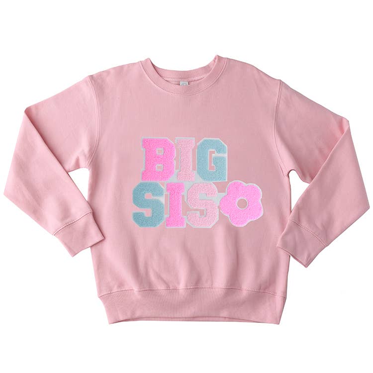 Sparkle Sisters by Couture Clips - Wholesale Sweatshirt - Kids - Chenille Big Sis Sweatshirt