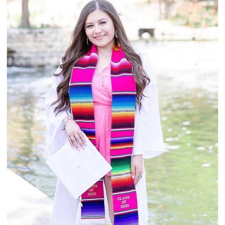 Chasing Camilla - Wholesale Scarf - Unisex - Zarape Graduation Stole