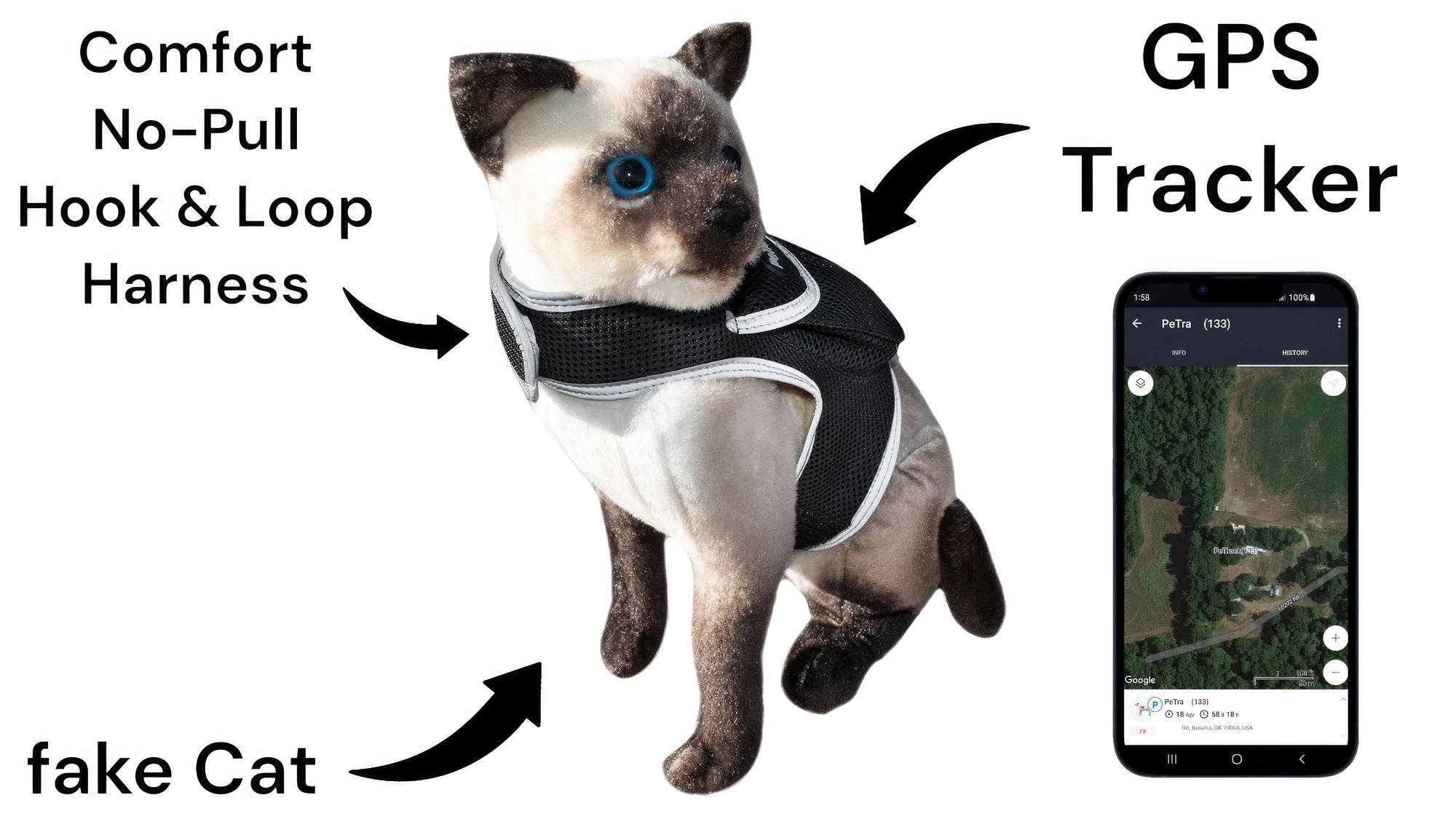 Naomi's Happy Place Shop - Venta al por mayor Collar - Gatos y perros - Mantén a tu mascota segura con el dispositivo de rastreo GPS para collar de perro + aplicación para teléfono Tamaño:M0