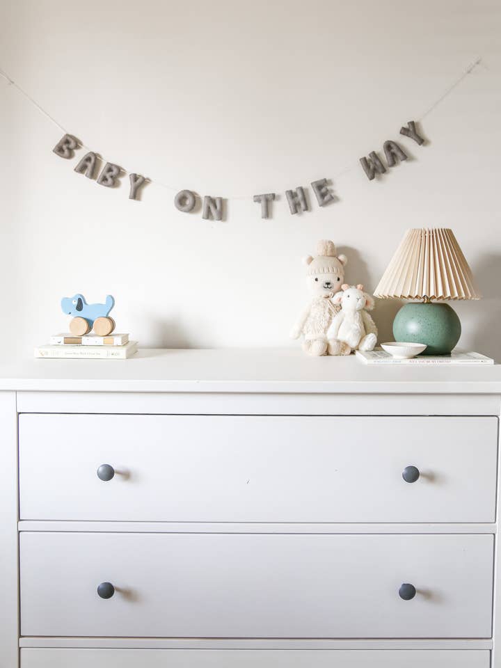 Baby Shower Garland | Gender Reveal Decor for wholesale by NOEL by Alma Home