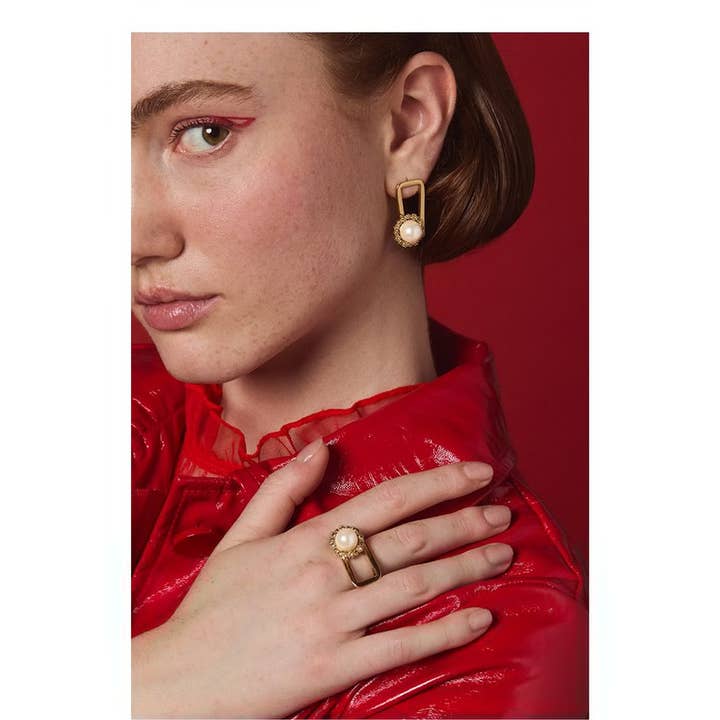 Halo Earrings by Julie Sion Paris for wholesale by Maison Otto French Lifestyle Distribution