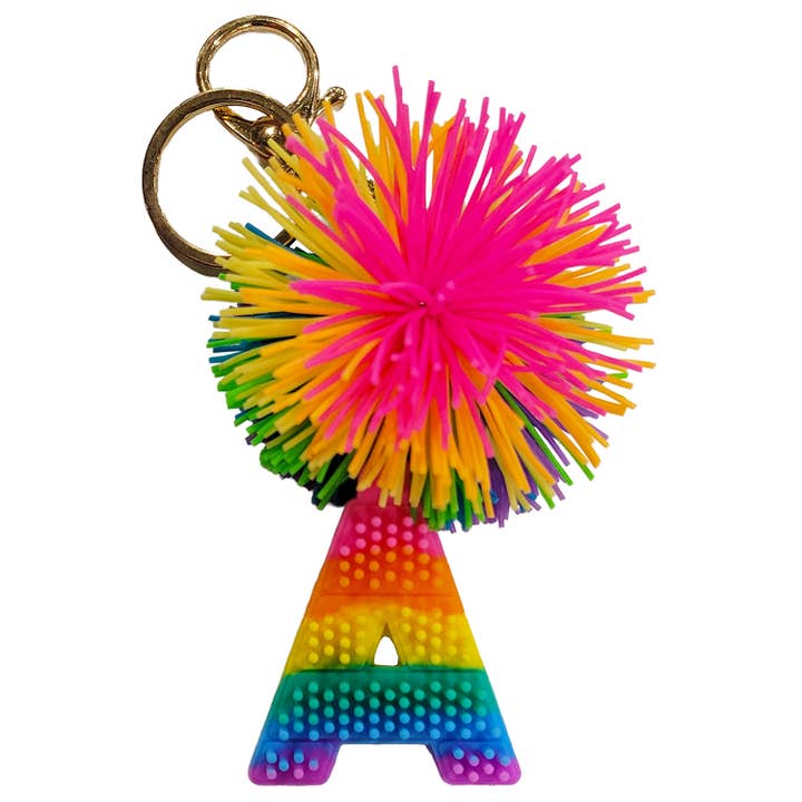 Porta-chaves Alfabeto Bola “A” por atacado de Streamline