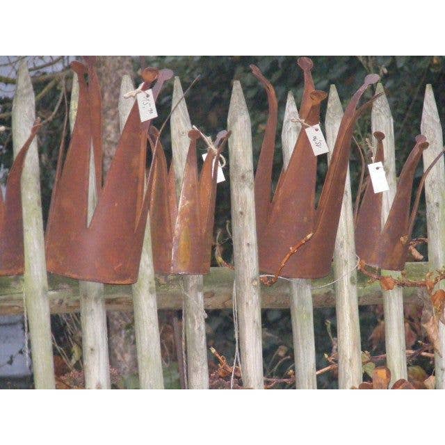 Rostikal - Vendita all'ingrosso Decorazioni da tavolo - Corona decorativa in metallo Edelrost stretta | decorazione da giardino | decorazione vintage