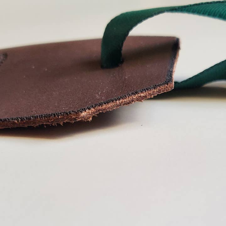 Lyoncraft - Wholesale Bookmark - Celtic Knot Wolf Design Engraved Leather Bookmark