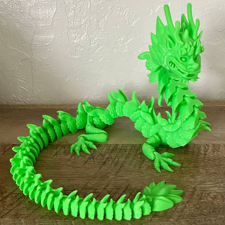 NumanPrints – wholesale Fidget toy – Kids – Glow in The Dark Dragon! Imperial Chinese Dragon2