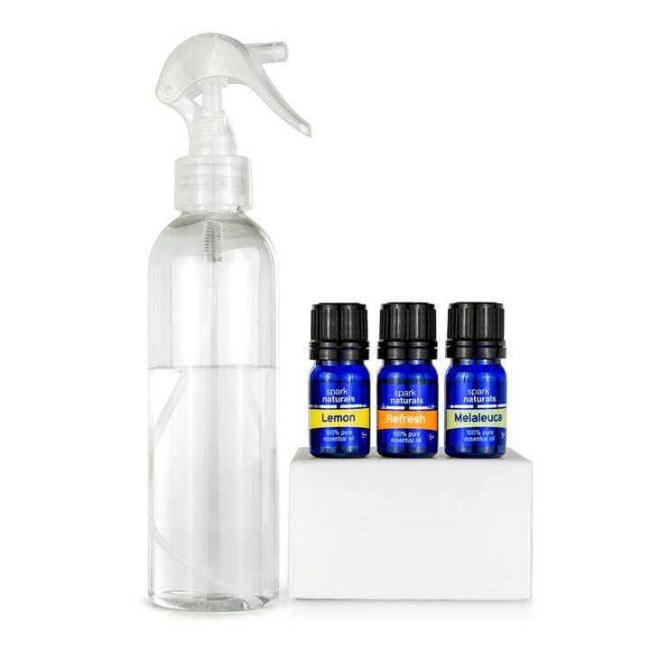 Rengøring bundt | Essential Oil Kit for engroshandel hos SPARK NATURALS ESSENTIAL OILS