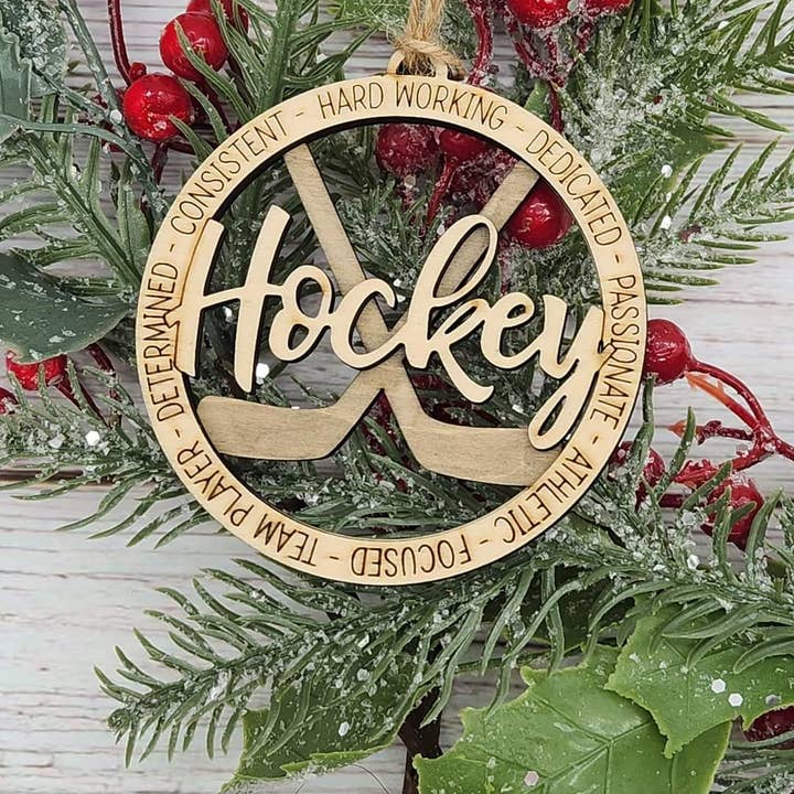 Burning Stitches - Wholesale Ornament - Hockey Ornament