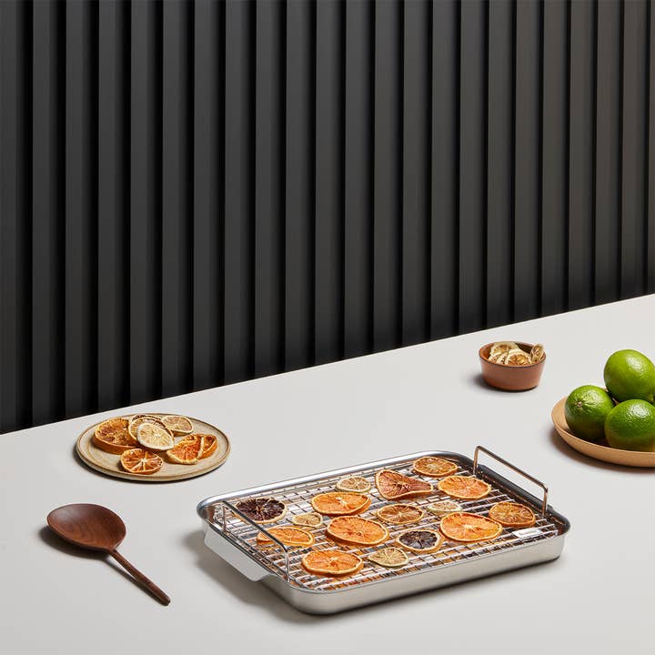 Kana - Wholesale Baking Sheet/Mat - Milo Stainless steel Quarter Sheet Pan with Rack - Oven & BBQ