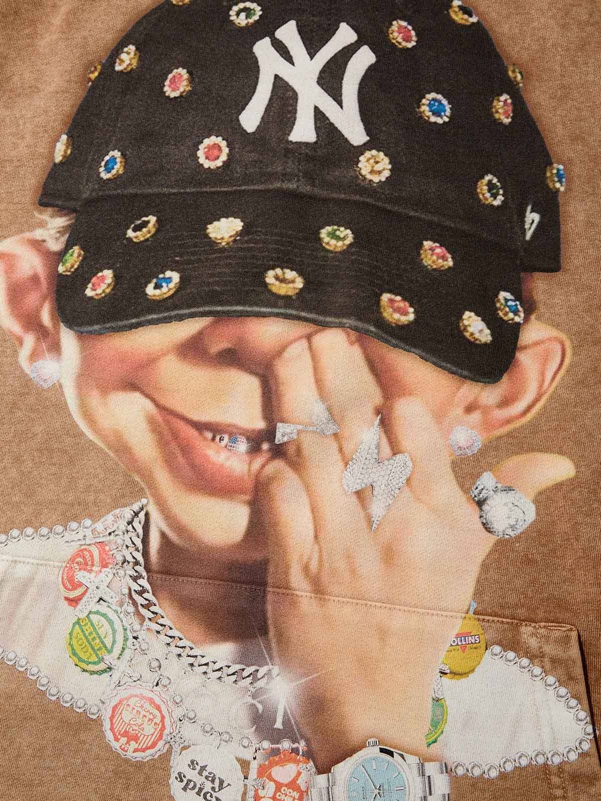 NOISSEY - Vendita all'ingrosso Felpa con cappuccio - Unisex - Felpa con cappuccio personalizzata alla moda Hip-Hop di alta qualità Bad Boy11