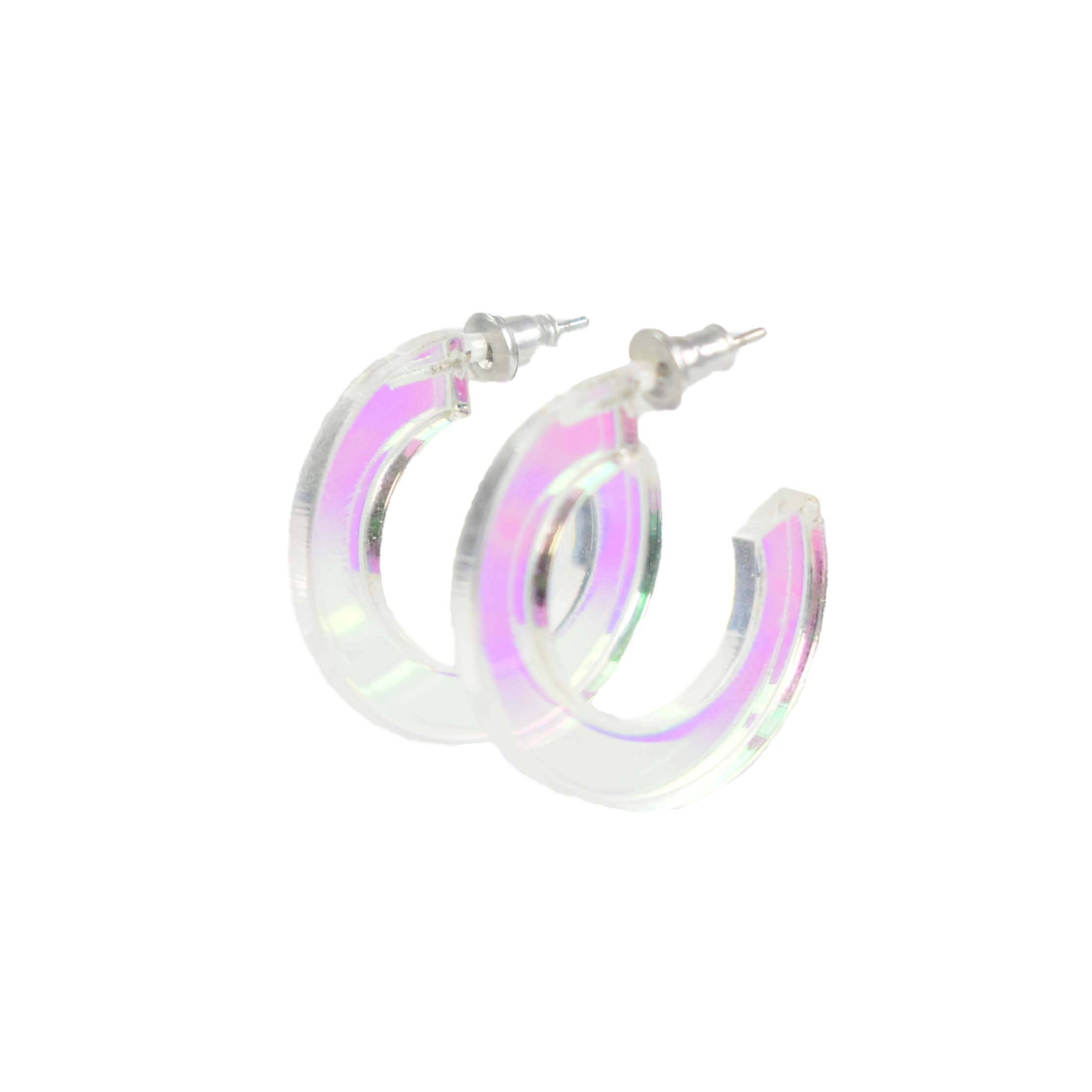 The Paper Dress – wholesale Hoop earrings – Colorful Lightweight Acrylic Hoop Earrings40