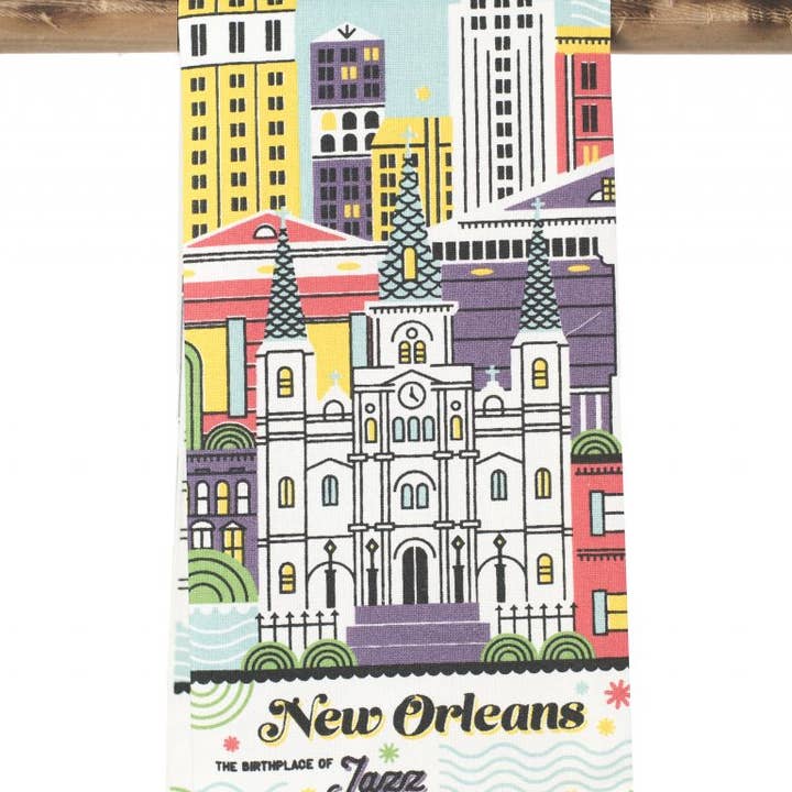 Keukenhanddoek - Nola Blocks voor wholesale door THE PARISH LINE