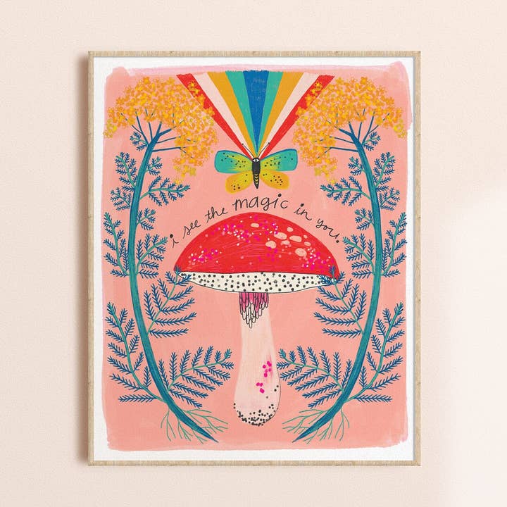 I See the Magic In You - Art Print for wholesale by Dream Folk Studio