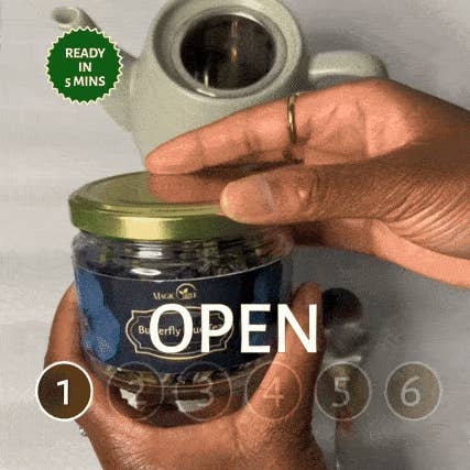 MagicTree Superfoods – wholesale Loose tea – Butterfly Blue Tea4