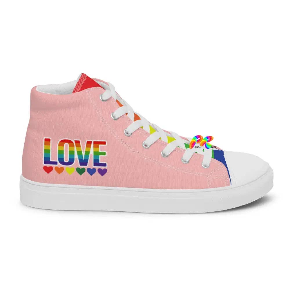 Prism Raves – Sapatilhas Casual - Homem por atacado – Sapatos de lona Pink Pride de Homem com Topo Alto8