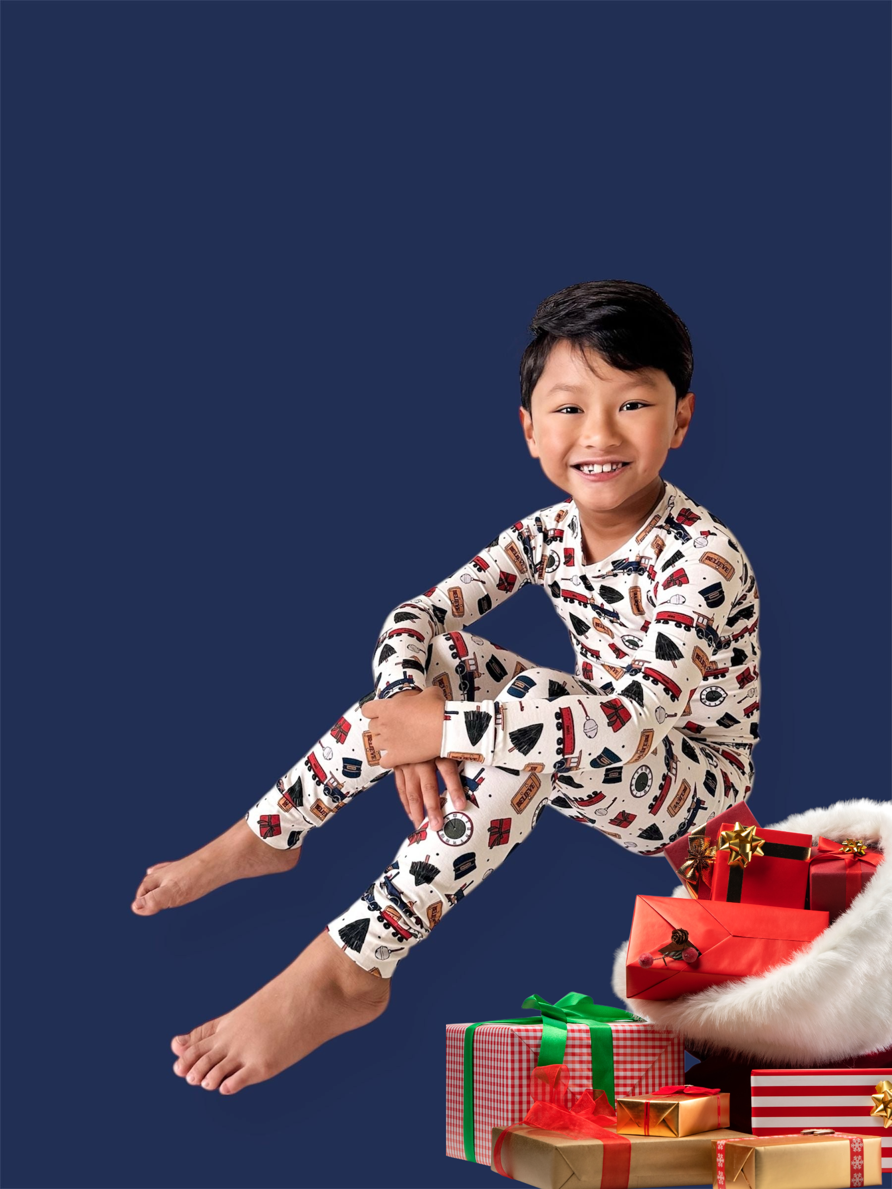 Dream Big Little Co. - Wholesale Sleepwear Set - Kids - POLAR MAGIC EXPRESS DREAM SET0