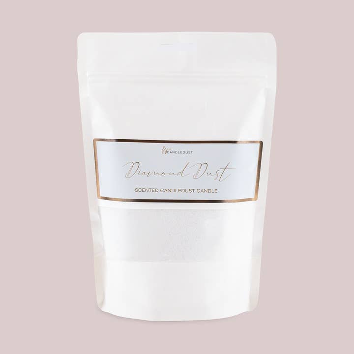 Vela Perfumada Diamond Dust Areia 330g por atacado de The Candledust