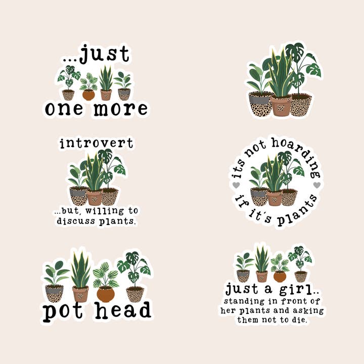Plant Life Sticker Pack for engroshandel hos My LuElla