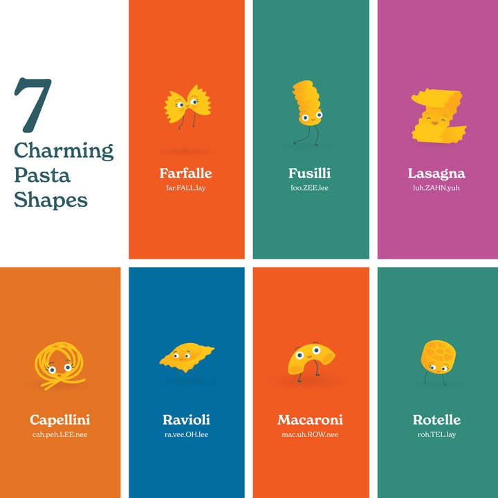 Chunky Deli - Wholesale Book - Kids - Little Book of Pasta