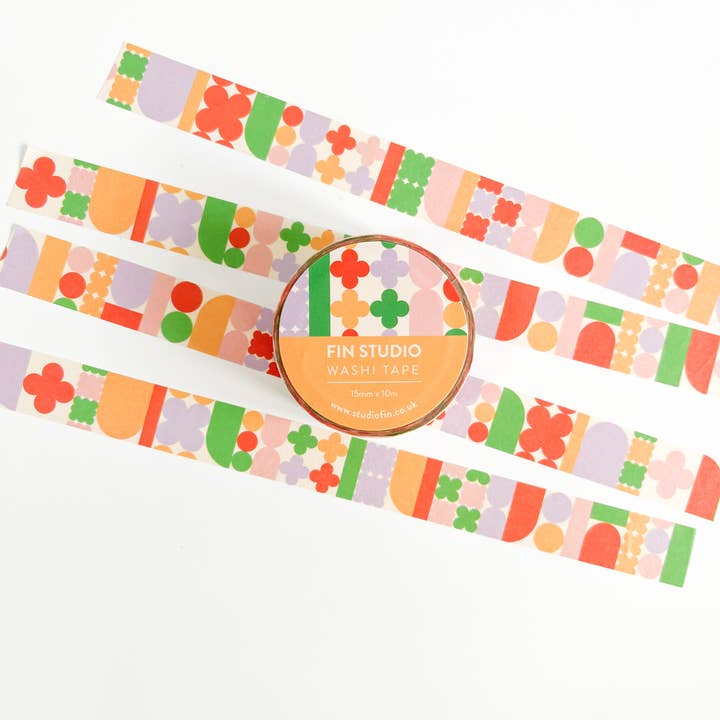 Fin Studio - Wholesale Washi Tape - Patterned Washi Tape, Bullet Journal Tape / Bubble