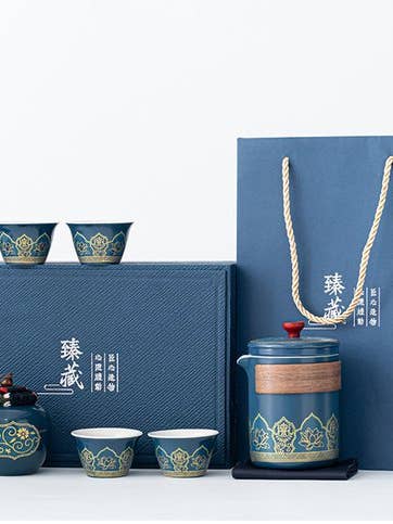 JinSho - Kungfu Porslin Te Set för wholesale av Green Life