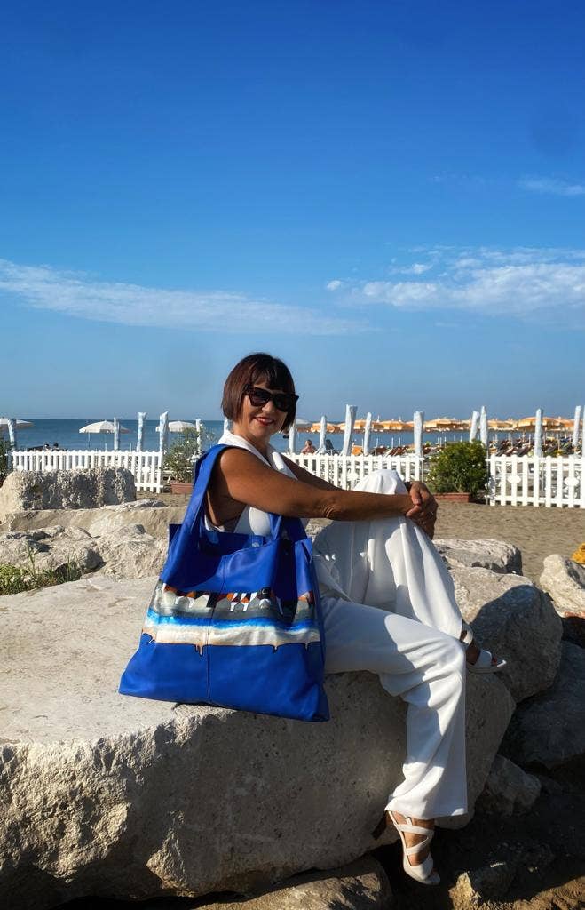 Eva Zuccolo - Wholesale Tote Bag - Women's - Landscape in the Blue2