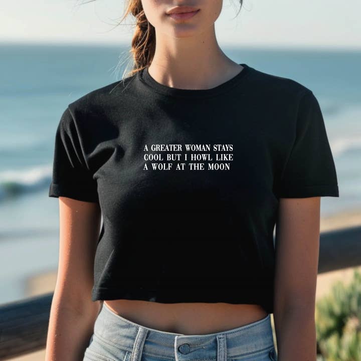 Taylor Swift Lyrics Crop Top för wholesale av The Detailed Diva