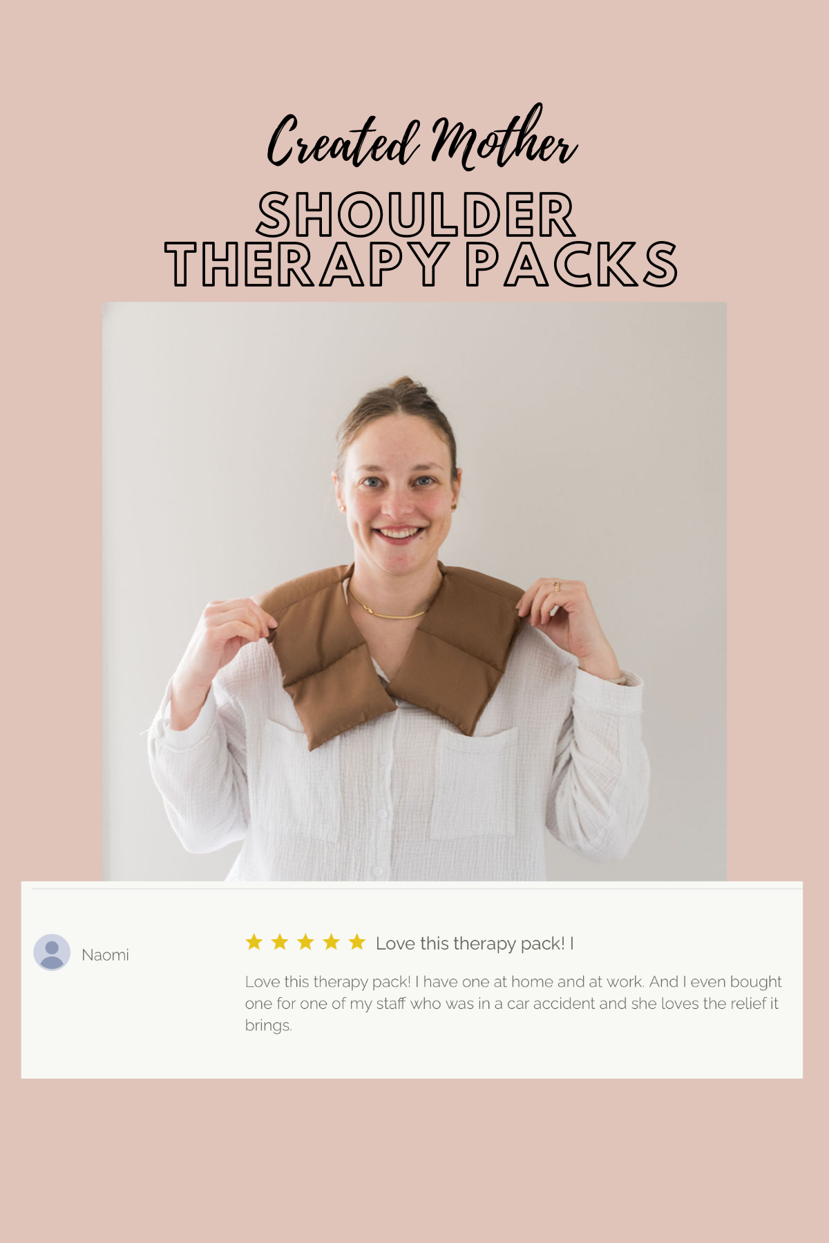 Created Mother - Wholesale Hot/Cold Compress - SHOULDER: Hot/ Cold Therapy Pack15