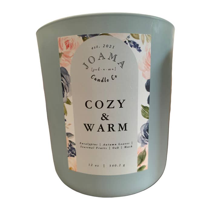 Cozy & Warm for wholesale by JOAMA Candle Co