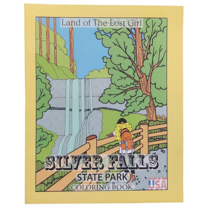 Livro de Colorir do Parque Estadual Silver Falls por atacado de Land Of The Lost Girl