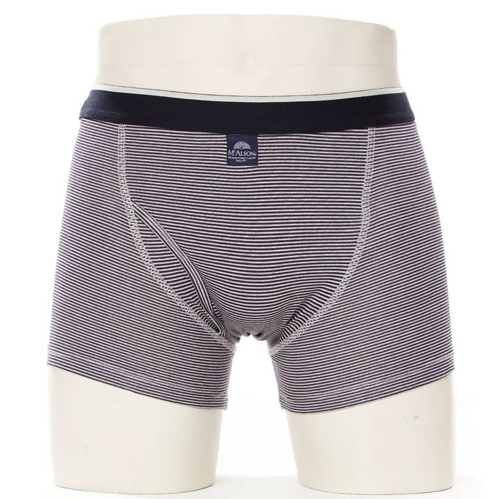 MJ0201 - Klassisk marinblå liten randig för wholesale av McAlson