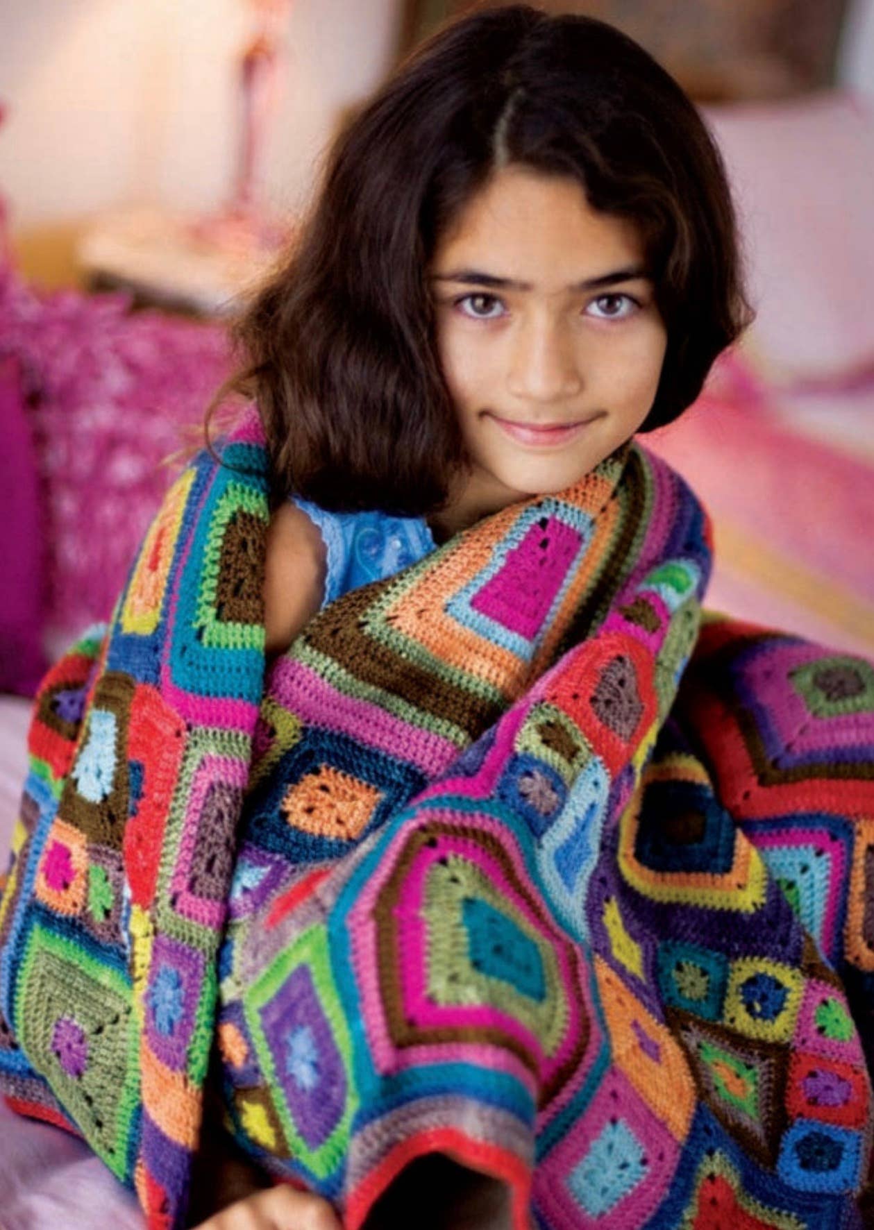 Koigu Wool Designs - Wholesale Yarn - BABETTE BLANKET (CROCHET) - KPM kit