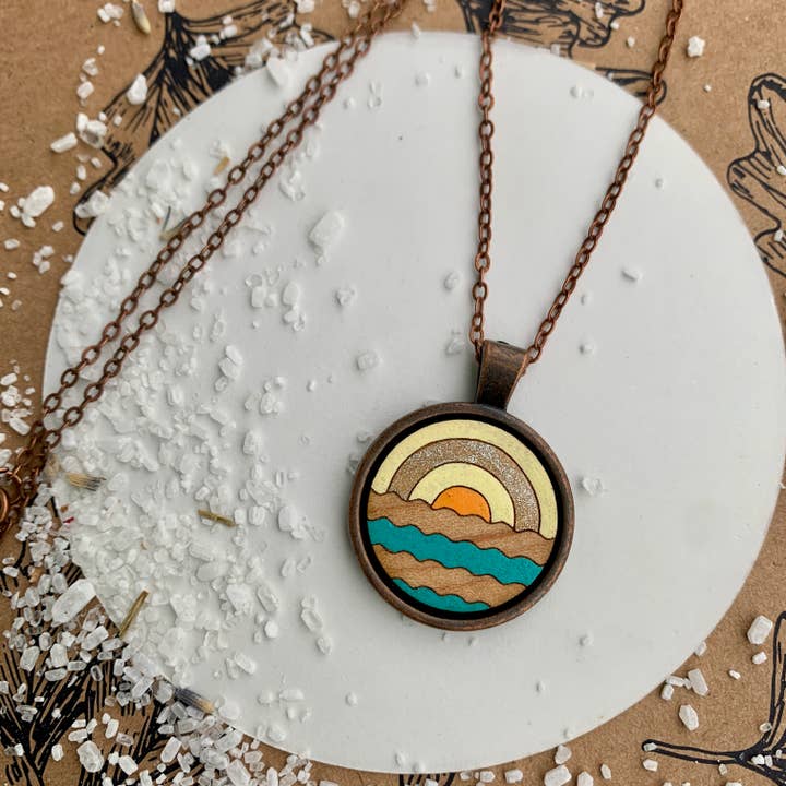 Minimalist Sunrise: Collana per la vendita all'ingrosso da parte di Sick Chick Designs