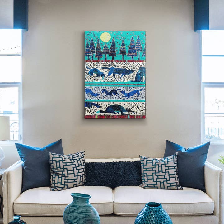 Old Wood Signs - Wholesale Art Print - Wild Blue Yonder - Metal Box Art1