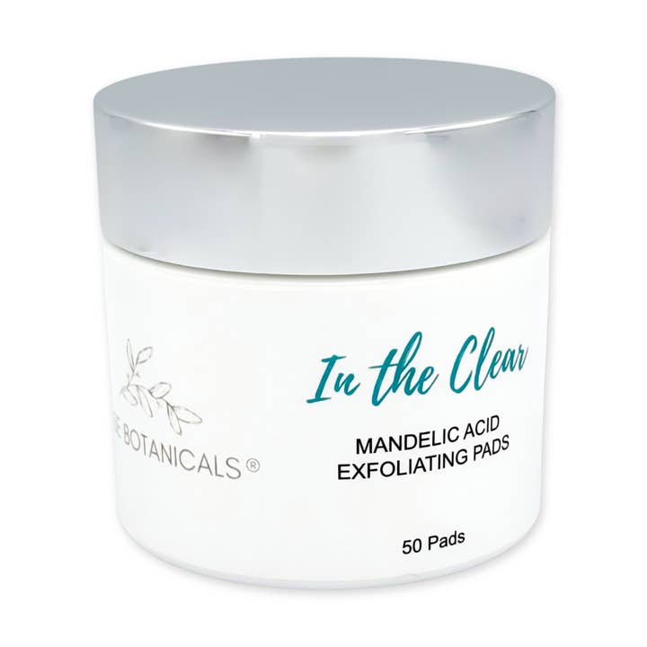 CBE Botanicals In the Clear - Tampons Exfoliants à l'Acide Mandélique pour la vente par Christine Byer Esthetics