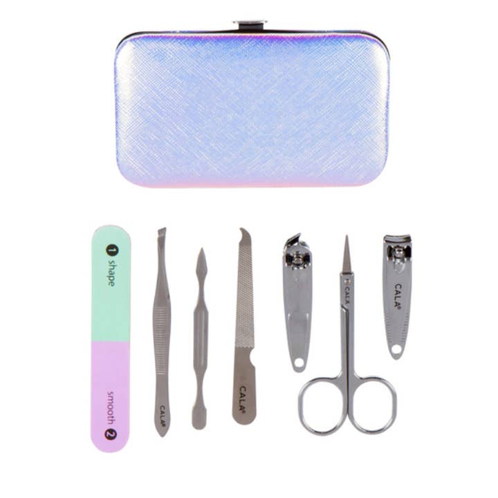 CALA 7 PIECE MANICURE NAIL SET IMPLEMENTS CLIPPER GIFT for wholesale by Best Beauty Group