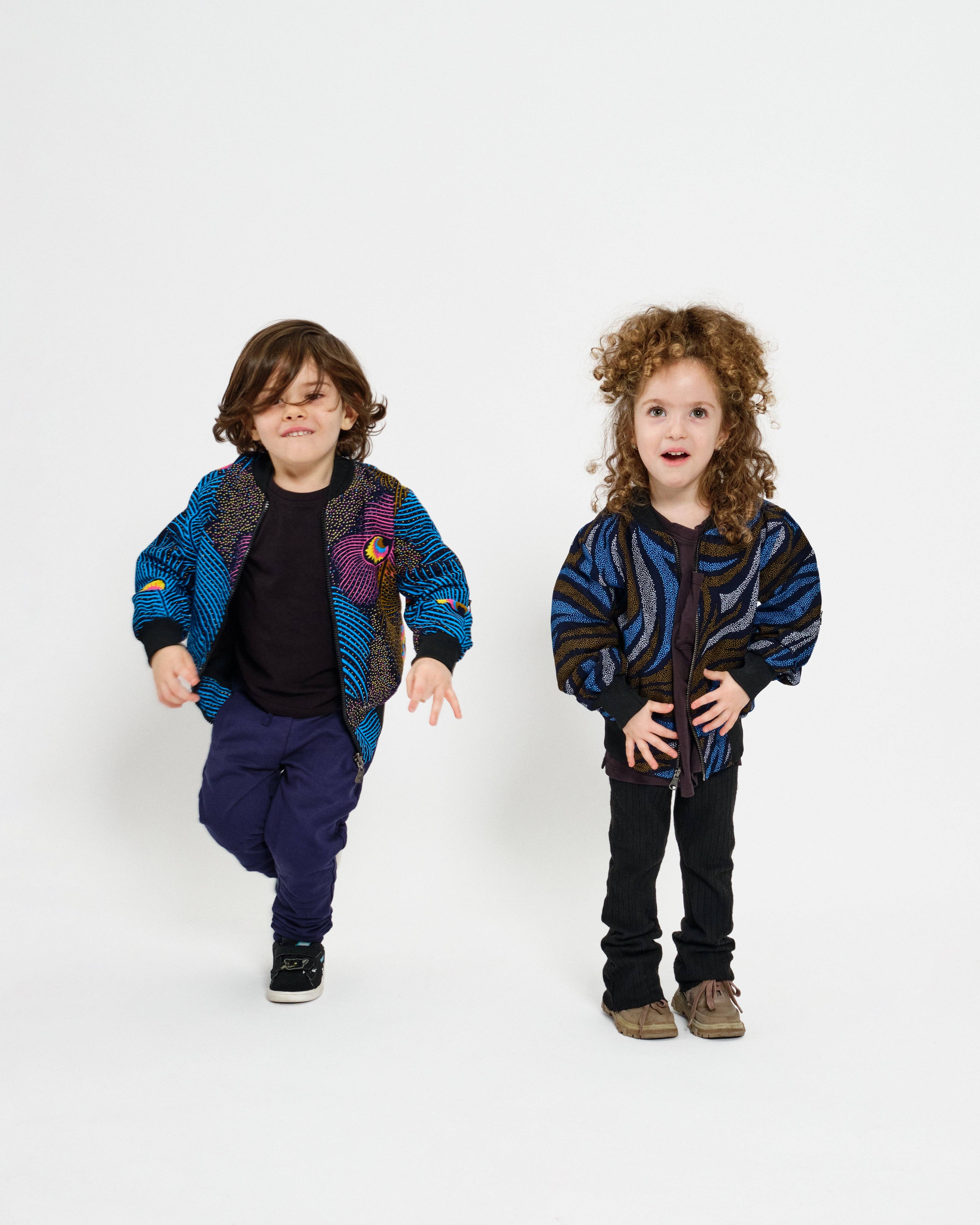 mikono.africa UG - Wholesale Bomber Jacket - Kids - children's jacket 'Wimbi'4