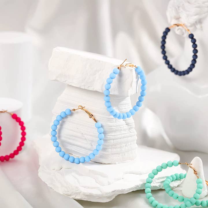 Kate Tuesday Jewelry - Wholesale Hoop Earrings - Summer Vibrant Hoop Earrings
