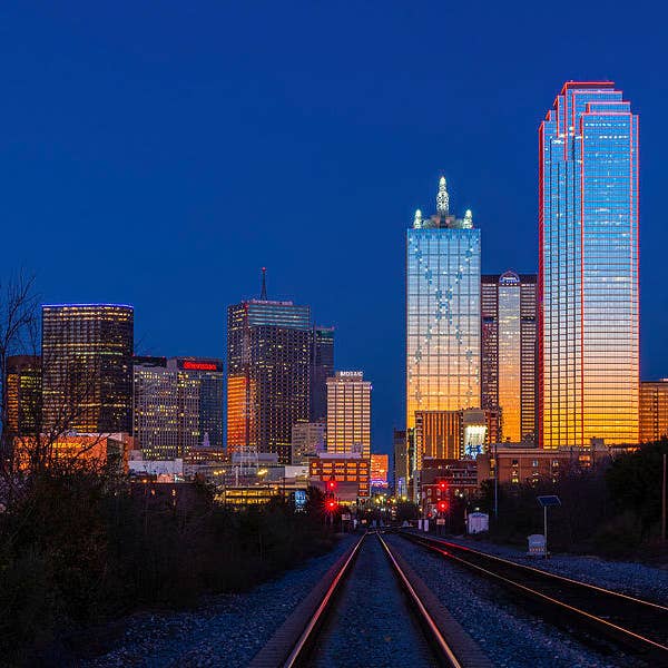 Impressions d'art de Dallas Texas Centre-ville DTD098 pour la vente par Breaking Rules Photography