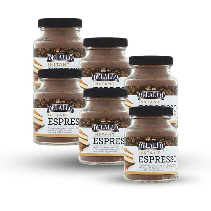 Poudre d'Espresso Instantané DeLallo, Pot de 55g pour la vente par EVA Group